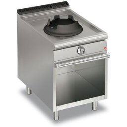 Cuisinière Wok à Gaz - 1 feu sur placard ouvert - P700 - 14 kW - Baron