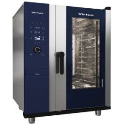 Virtus Group Four à Convection à Gaz avec Vapeur Directe 10 x GN 1/1 - Virtus