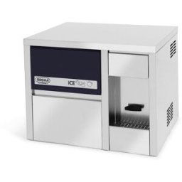 Machine à Glaçons Pleins 22 kg/24h Réserve-Bac 4kg avec Distributeur d'Eau Condenseur Eau - BREMA