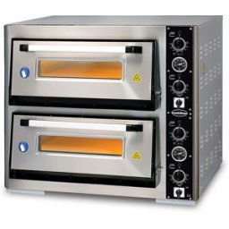 Four à Pizza Electrique avec Eclairage 2 x 4 Pizzas Ø 30 cm - Combisteel