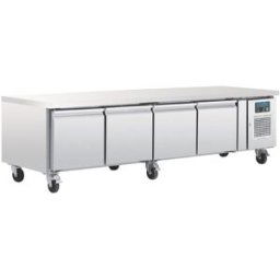 Soubassement Réfrigéré Professionnel Positif 4 Portes - 420 L - Polar