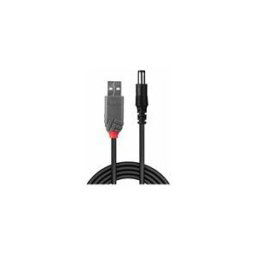 Lindy - cable d'alimentation / USB - DC jack de 5,5 x 2,1 mm pour USB (alimentation uniquement) - 1.5 m