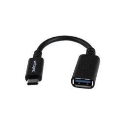 StarTech.com Adaptateur USB 3.0 USB-C vers USB-A - Convertisseur USB Type-C vers USB Type-A - M/F - Adaptateur de type C USB - 24 pin USB-C pour USB type A - 15.2 cm
