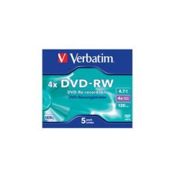 Verbatim DataLifePlus - DVD-RW x 5 - 4.7 Go - support de stockage