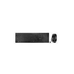 CHERRY DW 9500 SLIM - ensemble clavier et souris - AZERTY - Francais - gris, noir Peripherique d'entree