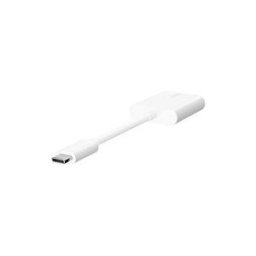 Belkin Connect Audio + Charge - casque/adaptateur de charge USB-C vers USB-C - USB / audio - 14 m