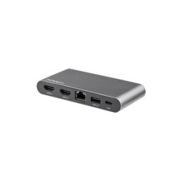 StarTech.com Dock USB C - Station d'Accueil USB-C a Double ecran 4K HDMI - 100 W Power Delivery Pass-through, GbE, 2 USB A - Mini Hub Type C - Adaptateur Multiport pour PC Portable (DK30C2HAGPD) - station d'accueil - USB-C - 2 x HDMI - 1GbE