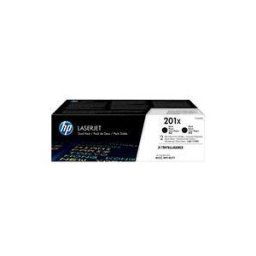HP 201X - pack de 2 - a rendement eleve - noir - original - LaserJet - cartouche de toner (CF400XD)