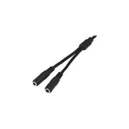 StarTech.com Cable repartiteur stereo Slim - Male 3,5 mm vers 2 femelles 3,5 mm - repartiteur audio - 20 cm