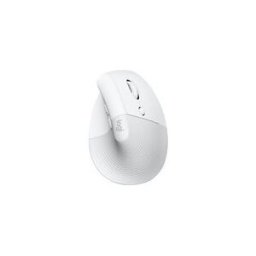 Logitech Lift for Mac - souris verticale - Bluetooth - blanc casse