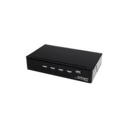 StarTech.com Repartiteur video et amplificateur de signal HDMI haute vitesse a 4 ports avec audio - repartiteur video - 4 ports