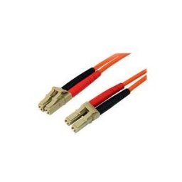 StarTech.com 30m Fiber Optic Cable - Multimode Duplex 50/125 - LSZH - LC/LC - OM2 - LC to LC Fiber Patch Cable (50FIBLCLC30) - cable reseau - 30 m - orange
