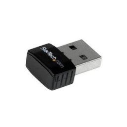 StarTech.com Mini adaptateur USB 2.0 reseau sans fil N 300Mb/s et 2,4GHz - Cle USB WiFi 802.11n 2T2R - Carte reseau sans fil N - Noir - adaptateur reseau - USB 2.0