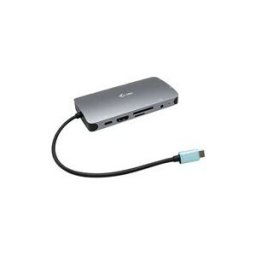 i-Tec USB-C Metal Nano Dock HDMI/VGA with LAN + Power Delivery 100 W - station d'accueil - USB-C / Thunderbolt 3 - VGA, HDMI - GigE