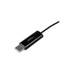 StarTech.com Cable KM USB 2.0 avec transfert de donnees - Commutateur USB clavier souris pour PC et Mac - Switch KM a 2 ports - adaptateur de connexion directe - USB 2.0 - USB 2.0