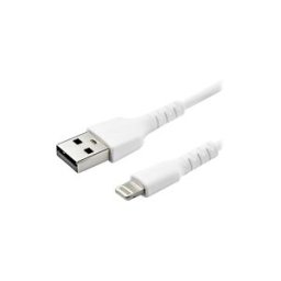 StarTech.com Cable USB-A vers Lightning Blanc Robuste 1m - Cable de Charge/Synchronisation de Type A vers Lightning en Fibre Aramide - iPad/iPhone 12 - Certifie Apple MFi (RUSBLTMM1M) - cable Lightning - Lightning / USB - 1 m