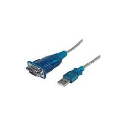 StarTech.com Cable Adaptateur USB vers Serie DB9 RS232 - Male / Male - Convertisseur USB A vers RS-232 Compatible avec Windows 8 - adaptateur serie - USB 2.0 - RS-232