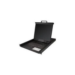 StarTech.com Console KVM a 8 ports a montage en rack pour rack de serveur - 19 pouces - 1U (RKCONS1908K) - console KVM - 19