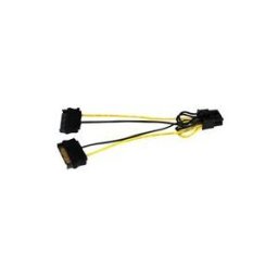 StarTech.com Cable adaptateur d'alimentation SATA vers carte video PCI Express 8 broches de 15 cm - cable d'alimentation - alimentation SATA pour Alimentation PCIe de 8 broches - 15 cm