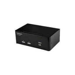StarTech.com Switch KVM DisplayPort double affichage a 2 ports - 4K 60 Hz (SV231DPDDUA2) - commutateur ecran-clavier-souris/audio/USB - 2 ports