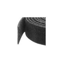 StarTech.com Attaches de cable a boucles auto-agrippantes en vrac - Rouleau de 15,2 m - Sangle pour cables sur mesure - Noir (HKLP50) - rouleau d'attache de cable