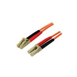 StarTech.com 15m Fiber Optic Cable - Multimode Duplex 50/125 - LSZH - LC/LC - OM2 - LC to LC Fiber Patch Cable - cable reseau - 15 m - orange