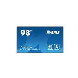 IIYAMA ProLite LH9875UHS-B2AG 98 Classe (97.5 visualisable) ecran LCD retro-eclaire par LED - 4K - pour signalisation numerique