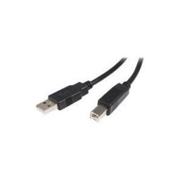 StarTech.com Cable USB 2.0 A vers B de 50 cm - Cordon USB A vers USB B - M/M - Noir - cable USB - 50 cm