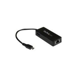 StarTech.com USB-C to Ethernet Gigabit Adapter - Thunderbolt 3 Compatible - USB Type C Network Adapter - USB C Ethernet Adapter (US1GC301AU) - adaptateur reseau - USB-C - Gigabit Ethernet + USB 3.1 Gen 2