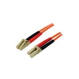 StarTech.com 2m Fiber Optic Cable - Multimode Duplex 50/125 - LSZH - LC/LC - OM2 - LC to LC Fiber Patch Cable (50FIBLCLC2) - cable reseau - 2 m