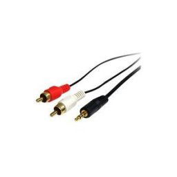 StarTech.com Cable audio stereo de 1 m - Male 3,5 mm vers male 2 x RCA - cable audio - 92 cm