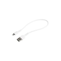 StarTech.com Cable USB-A vers Lightning Blanc Robuste 30cm - Cable de Charge/Synchronisation de Type A vers Lightning en Fibre Aramide - iPad/iPhone 12 - Certifie Apple MFi (RUSBLTMM30CMW) - cable Lightning - Lightning / USB - 30 cm