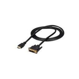 StarTech.com Cable HDMI vers DVI de 1,8 m, cable d'affichage DVI-D vers HDMI (1920 x 1200p), noir, adaptateur de cable HDMI male vers DVI-D male 19 broches, cable de moniteur numerique, M/M, lien unique - cordon DVI vers HDMI (HDMIDVIMM6) - cable adaptate