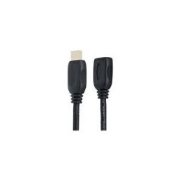 StarTech.com Cable d'extension / Rallonge HDMI Ultra HD 4K x 2K de 2m - Cordon HDMI vers HDMI - Male / Femelle - Noir - Plaques or - cable de rallonge HDMI - 2 m