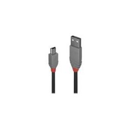 Lindy Anthra Line - cable USB - USB pour mini USB type B - 20 cm