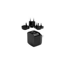 StarTech.com Chargeur mural USB a 2 ports - Haute puissance 17W / 3,4A - Chargeur de voyage international - Adaptateur secteur USB - Blanc adaptateur secteur - USB - 17 Watt