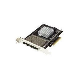 StarTech.com Carte reseau PCI Express - SFP+ PCIe 4 ports - Chipset Intel XL710 - 10 Gigabit Ethernet - Carte Ethernet pour serveur - adaptateur reseau - PCIe x8 - 10 Gigabit SFP+ x 4