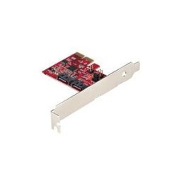 StarTech.com Carte PCI Express SATA 2 ports - Contrôleur PCIe SATA - ASM1166 Raid - Convertisseur PCI Express 2.0 vers SATA - Connecteurs Empiles - Carte d'Extension SATA (2P6GR-PCIE-SATA-CARD) - contrôleur de stockage - SATA 6Gb/s - PCIe 2.0 x2