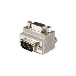 StarTech.com Adaptateur VGA vers VGA a angle droit type 1 - Convertisseur HD15 vers HD15 - M/F - Gris - adaptateur VGA