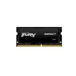 Kingston FURY Impact - DDR4 - kit - 64 Go: 2 x 32 Go - SO DIMM 260 broches - 3200 MHz / PC4-25600 - memoire sans tampon
