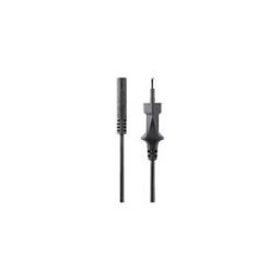 StarTech.com Cordon d'alimentation bipolaire standard EU vers IEC 320 C7 1m pour PC portable - Cable secteur europeen vers C7 - M/F - Noir - cable d'alimentation - power IEC 60320 C7 pour Europlug - 1 m