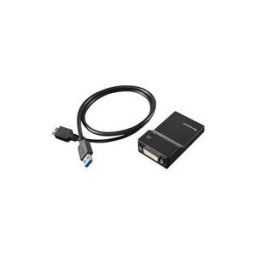 IBM USB 3.0 to DVI/VGA Monitor Adapter - adaptateur video externe