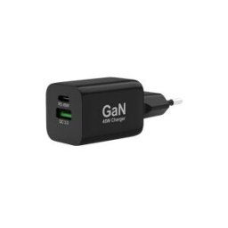 PORT Connect adaptateur secteur - technologie GaN - USB type A, 24 pin USB-C - 45 Watt