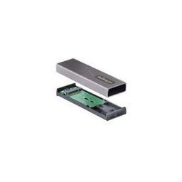 StarTech.com USB-C 10Gbps to M.2 NVMe or M.2 SATA SSD Enclosure, Tool-free M.2 PCIe/SATA NGFF SSD Enclosure, Portable Aluminum Case, USB Type-C USB-A Host Cables, For 2230/2242/2260/2280 - Works w/ Thunderbolt 3 (M2-USB-C-NVME-SATA) - boitier externe -