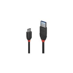 Lindy Black Line - Cable USB de type-C - USB-C pour USB type A - 1 m