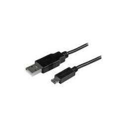 StarTech.com Cable de charge / synchronisation mobile USB A vers Micro B slim 15 cm - Cordon USB 2.0 pour smartphone / tablette M/M Noir - cable USB - 15 cm