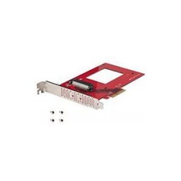StarTech.com U.3 to PCIe Adapter Card, PCIe 4.0 x4 Adapter For 2.5 U.3 NVMe SSDs, SFF-TA-1001 PCI Express Add-in Card for Desktops/Servers, TAA Compliant - OS Independent (PEX4SFF8639U3) - adaptateur d'interface - U.3 NVMe - PCIe 4.0 x4 - Conformite TAA