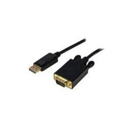 StarTech.com Adaptateur DisplayPort vers VGA - Cable Convertisseur Actif Video Display Port Male / VGA Male 1080p 1920x1200 - Noir 1,8m - Cable DisplayPort - 1.83 m