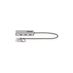 StarTech.com USB-C Multiport Adapter w/Attached USB-C to USB-A Dongle, Dual HDMI (4K30Hz/1080p60Hz), 3x USB-A, Mini Laptop Docking Station, Travel Dock, 1.3ft/40cm Cable - Dual Display M1/M2 MacBook/Windows/Chrome (167B-USBC-MULTIPORT) - station d'accueil