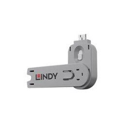 Lindy USB Type A Port Blocker Key - Bloqueur de port USB